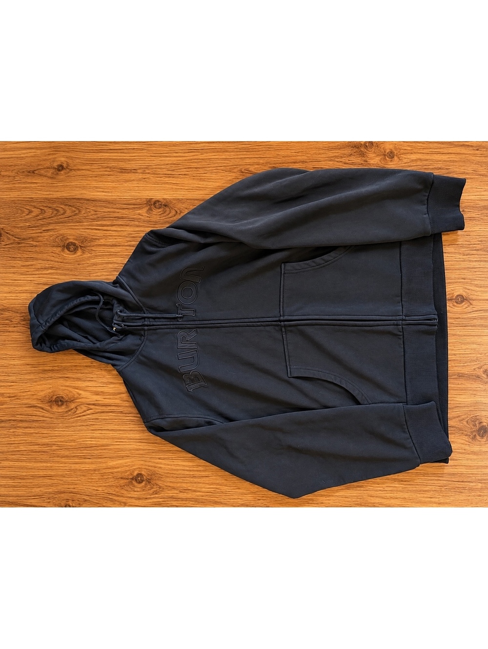 Burton Men's Black Full Zip Hoodie Size Large